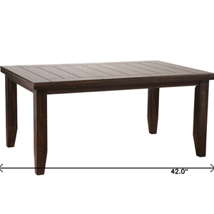 42" Espresso Dining Table