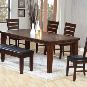 48" Dark Brown Dining Table