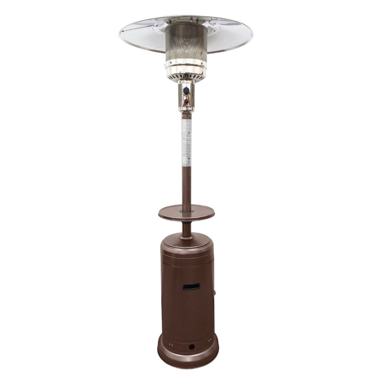 48000 BTU Bronze Steel Propane Cylindrical Pole Standing Patio Heater