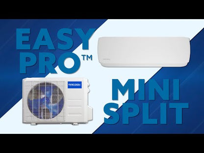 DIY Easy Pro 9k BTU Ductless Mini-Split Heat Pump System with Smart Controls